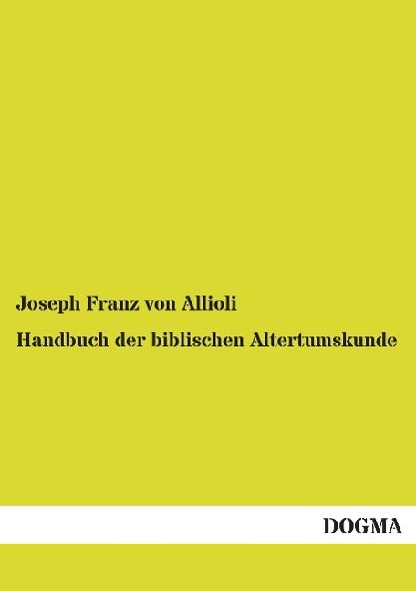 Thumbnail - Handbuch Der Biblischen Altertumskunde | Buch | 9783957821324