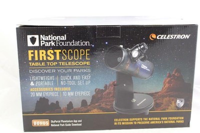 celestron national park foundation firstscope telescope