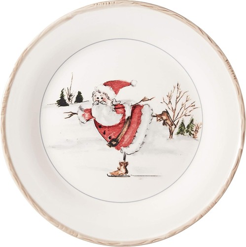 Festive 20-Piece Earthenware Holiday Dining Set - Dishwasher & Microwave Safe - Picture 5 of 9