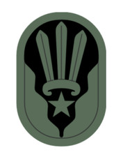 4" 123rd army reserve command airborne green army bumper sticker decal usa made