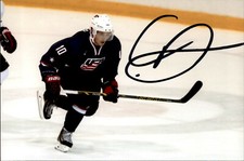 Chase De Leo Signed 4x6 Photo Anaheim Ducks / Team USA