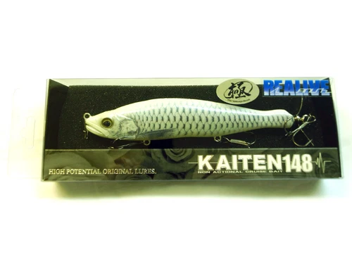 GAN CRAFT KAITEN 148 NS KIWAMI REALIVE #U-19 FAINT GLOW SHAD