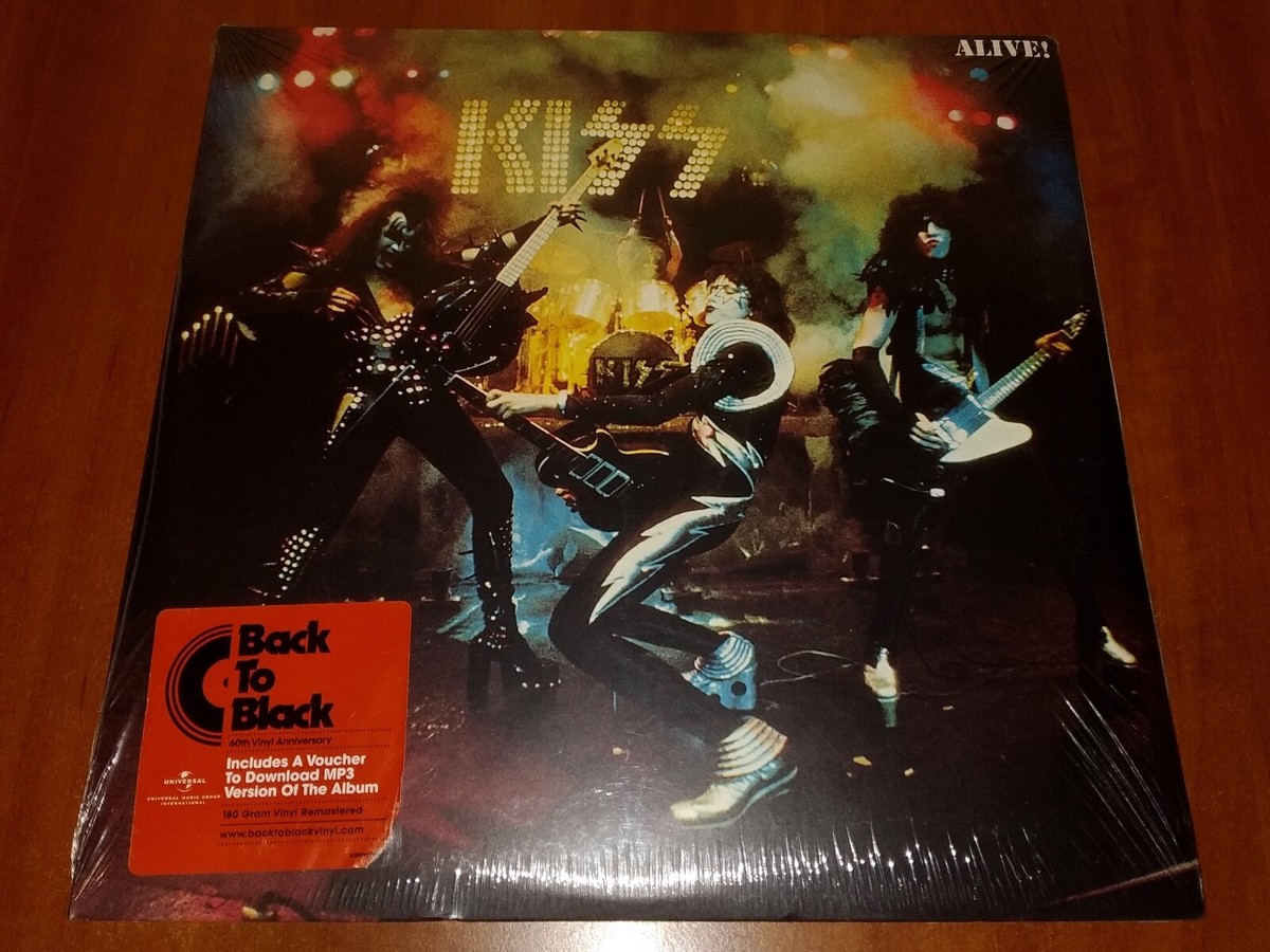 KISS ALIVE I 2x LP *RARE* USA PRESS VINYL 180g REMASTERED GATEFOLD