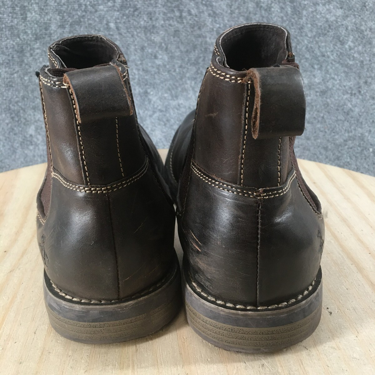 Original Penguin Black Leather Ankle Boots 11.5 Original Mens(9) Penguin Munsingwear leather boot | eBay main image 4