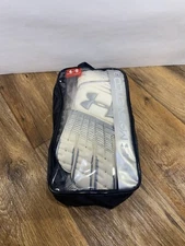 Under Armour Men’s Size 12 UA Magnetico Premier Keeper Gloves White & Silver New