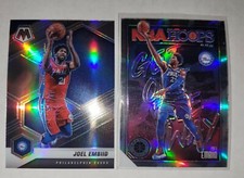 Joel Embiid Mosaic Silver Get Out the Way Holo Lot X 2