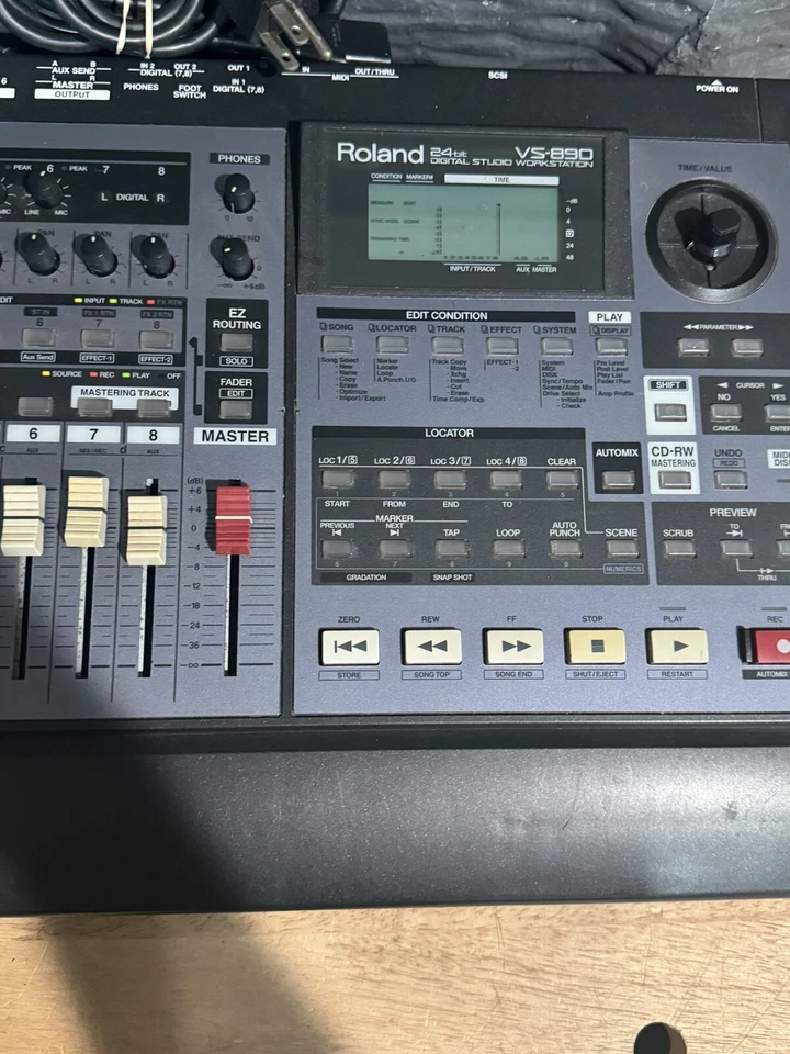 Roland VS-890 24-bit Digital Studio Workstation With Power Cord - Image 2 of 4
