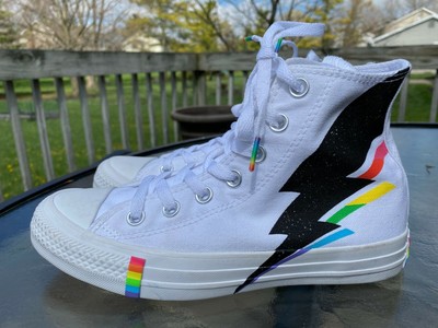 converse white rainbow
