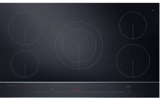 36 in induction cooktop with downdraft