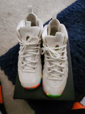 Nike Little Posite One (GS) ''Fruity Pebbles'' 644791-100 Size 7Y /Women's 8.5