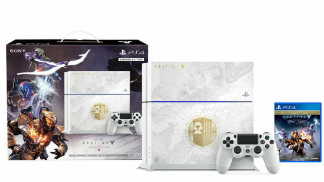 PlayStation 4 White with Destiny + Vanguard, Call of Duty: Ghosts, and PlayStation  4 Starter Pack for PlayStation 4