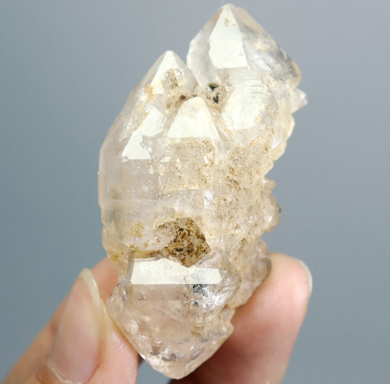 NATURAL Unique Skeletal Elestial Quartz Crystal Stone Point Mineral Specimen