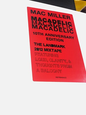 Mac Miller - Macadelic 2LP [Vinyl New] Limited Ed. 10th Anniv