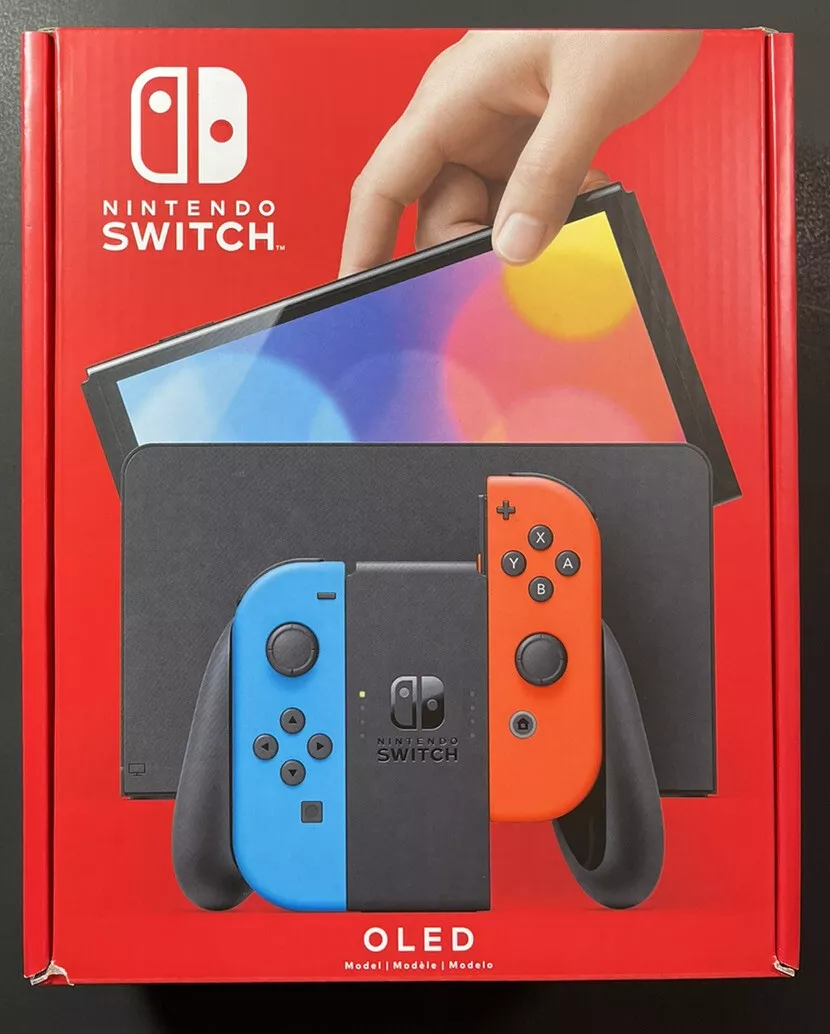 Official Switch OLED Model [ Neon Blue Red | eBay