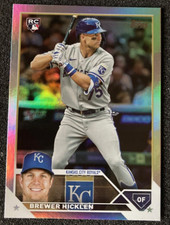 2023 Topps Update #US37 Brewer Hicklen RC Rookie RAINBOW FOIL. Kansas Cit Royals