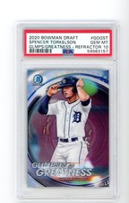 2020 Bowman Chrome Glimpses of Greatness #GOG-ST Spencer Torkelson /250 - PSA 10