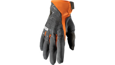NEW THOR S21 Draft Gloves - Charcoal/Orange - XXL - MOTORCYCLE/OFFROAD/ATV