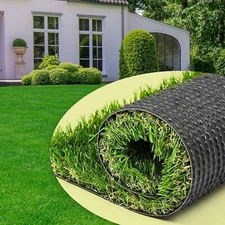 AYOHA Artificial Turf 3' x 5' Realistic Synthetic Grass, 1.38" Pile Height, F...