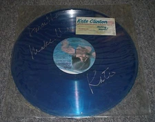 Making Waves Kate Clinton~AUTOGRAPHED~1984 Feminist Humor Lesbian LGBT~Blue LP