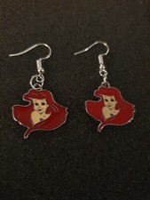 Ariel Earrings Little Mermaid Stainless Hook New Princess