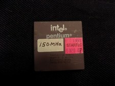 Vintage 150MHz Intel Pentium P1 SY015 Socket 7 CPU Processor A80502150