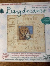 Daydreams Harmony Peace Counted Cross Stitch Kit 72679 Glass  Mat Dimensions