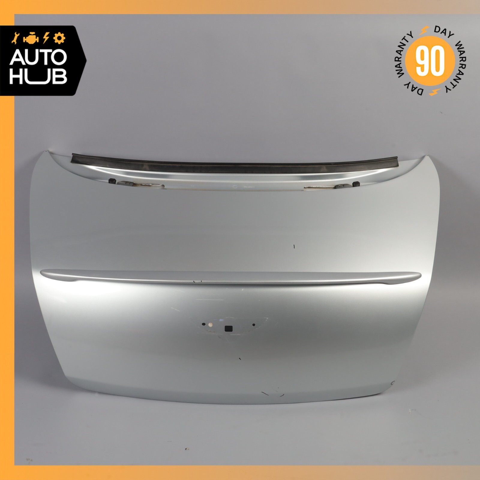03-10 Bentley Continental GT Coupe Trunk Lid Panel Assembly Silver OEM