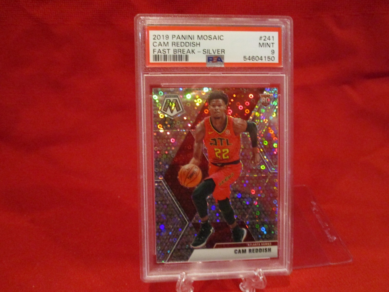 2019 Panini Mosaic CAM REDDISH Fast Break SILVER #241 PSA 9 MINT