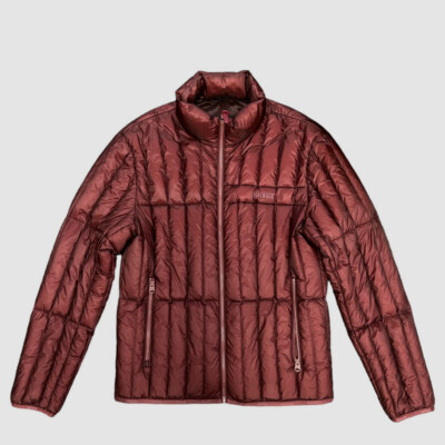 $690 Mackage Men's Red Philip Down Ripstop Quilted Logo Jacket Coat Size 40