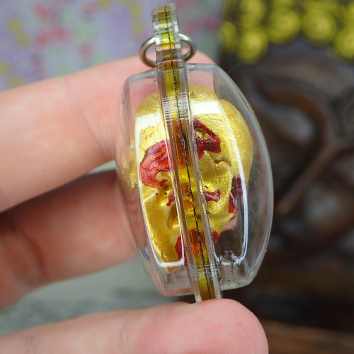 Hong Prai Thai Amulet Charm Protect Buddhism Talisman Miracle Pendant Skull - Picture 5 of 7