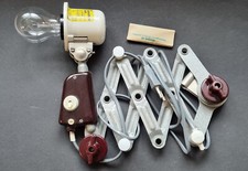 DDR Scherenlampe Werkstattlampe VEB Zweckleuchtenbau Dresden