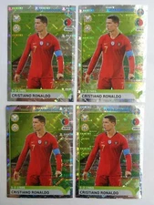 Cristiano RONALDO Portugal RARE Foil 4 lot PANINI Road Euro 2020  Sticker # 226