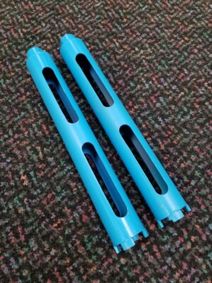 Ox Tools 1.5'' Dry Diamond Core Drill w/ Cooling Holes, 10'' Length - 2 Pack