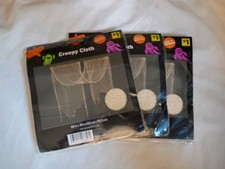 HALLOWEEN CREEPY CLOTH 30" X 60" White-Set Of 3