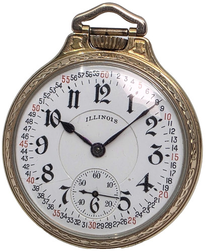 1920 Illinois 23j Sangamo Special 17s Gold Filled RR Grade Pocket Watch