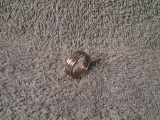 1995 90  Silver Proof Washington Quarter size 7 1/2  coin ring handmade