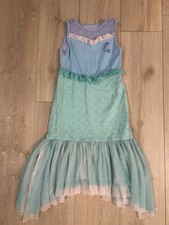 Disney Princess Ariel The Little Mermaid Dress Play Dress Costume Pajamas M Kids