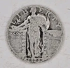 1928 Standing Liberty Quarter 90% Silver Philadelphia Mint