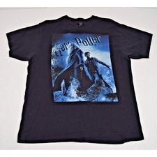 Vintage T-Shirt Harry Potter and the Half-Blood Prince Mens L 2009 Black Tultex