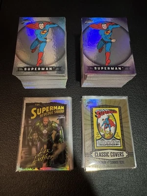 2025 Fleer Brilliants Superman Base, Purple, Classic Covers, Revenge Squad Set - Bild 1 von 4