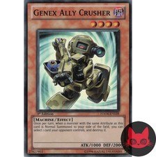 Yugioh Genex Ally Crusher HA04-EN039 Super Rare 1st Edition NM