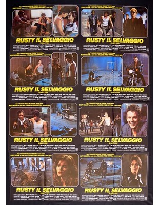 Fotobuste RUSTY Der Wilde Matt Dillon Francis Ford Coppola F284