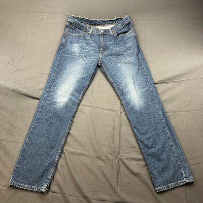 Levi's 511 Straight Jeans Mens 34x30 Blue Denim Red Tab Workwear Outdoor Preppy