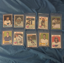 Topps 1977-78 NHL St. Louis Blues 9-Card Lot Dupont Larose Unger Super Valuable