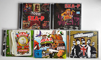 Ska-P CDs Todo, Eurosis, Incontrolable, Lagrimas y Gozos + Sonic Boom Six