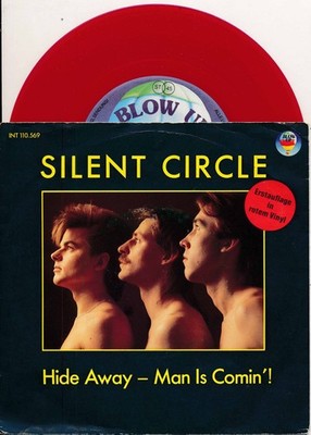 Hide Away /Man Is Comin'! - Silent Circle - Rotes Vinyl - Single 7'' Vinyl 270/06