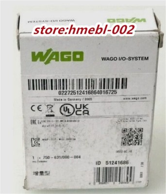 New WAGO 750-631/000-004 PLC Module 750-631/000-004 In Box FREE Shipping