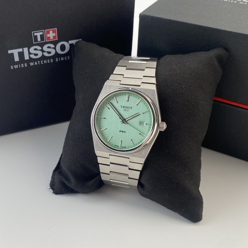 Tissot PRX 40mm Swiss Quartz Watch T137.410.11.091.01 Stainless Steel Green Dial
