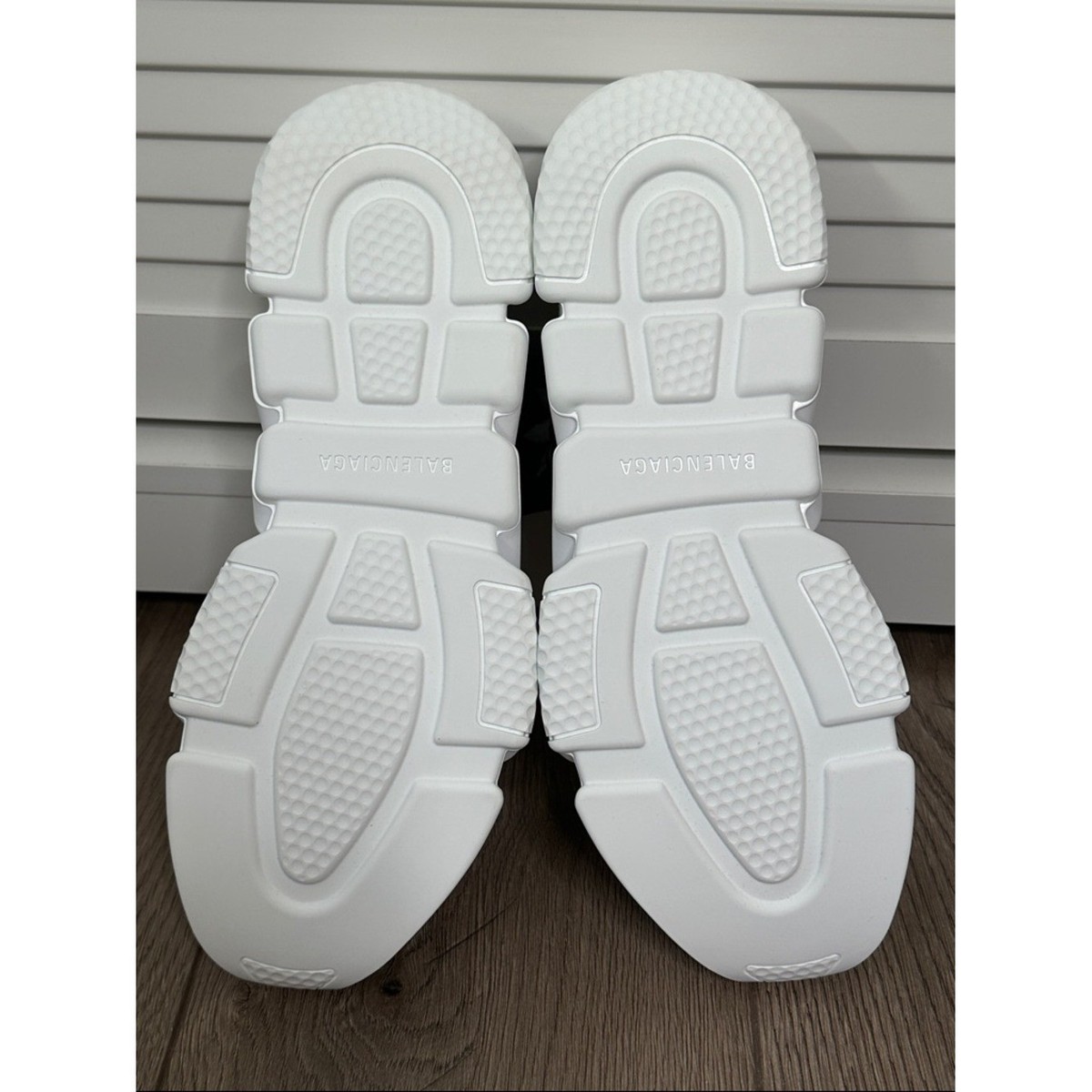 Balenciaga‎ Adidas x Speed Trainer High Top Sneaker Black White Size 10 Adidas × Balenciaga Balenciaga Adidas Speed Trainer White  main image 3