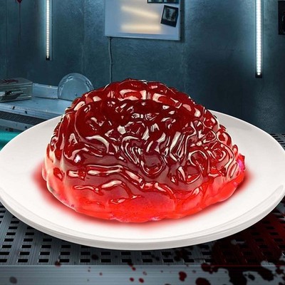 Wackelpudding Form Gehirn 22*18 cm Halloween Puddingform Horror Deko 